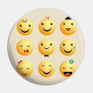 Emoji 3 Pin