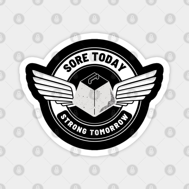 Strong tomorrow.Stylish logo Magnet by ZM1