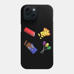 Halloween Candy (Black Background) Phone Case