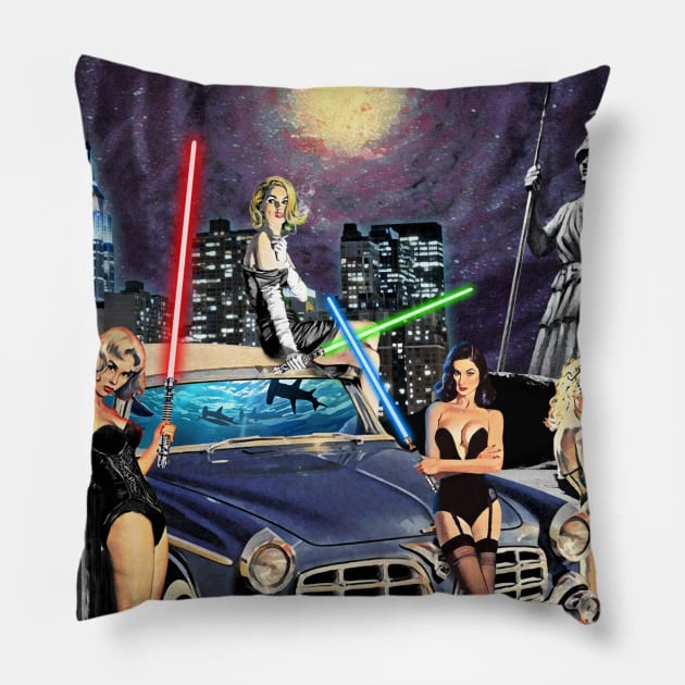 Jedd-Eye Nights Pillow by Bobby Zeik Art