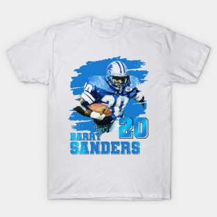 Detroit Lions Player Barry Sander Nfl Team Champs T Shirt Vintage