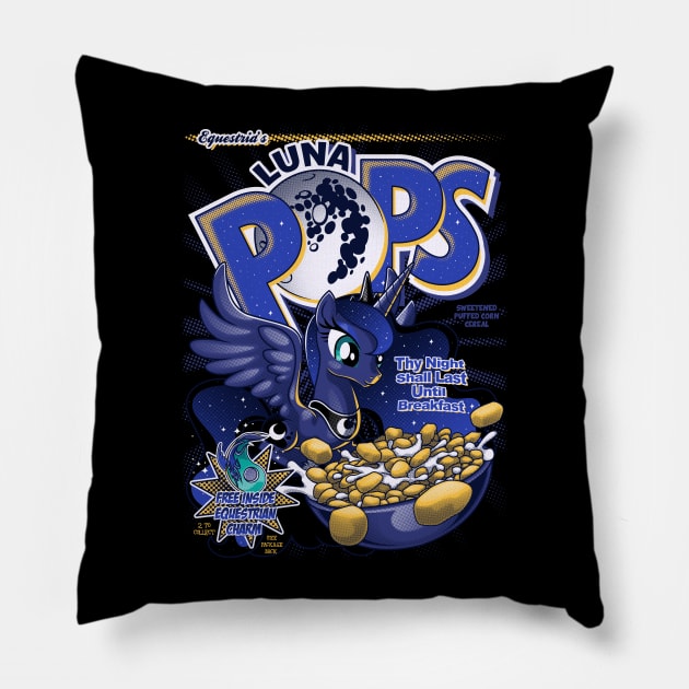 Equestria's Luna Pops Pillow by GillesBone