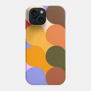 Groovy Geometric Decor - Retro Lava Bubbles No.002 / Cheerful Shades Phone Case