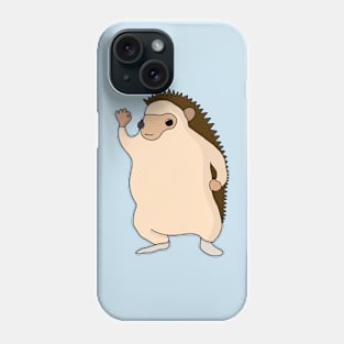 Funny cute hedgehog Phone Case