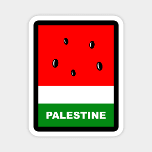 Palestine Watermelon Magnet