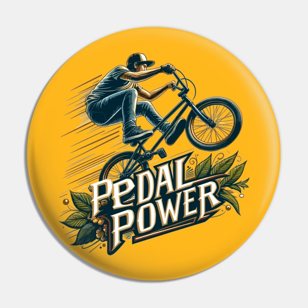 BMX bicycle - Pedal Power Pin by Vehicles-Art