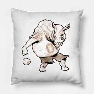 Rhino Basketball Pillow