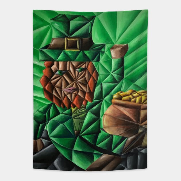 Leprechaun in Shapes Tapestry by ManolitoAguirre1990