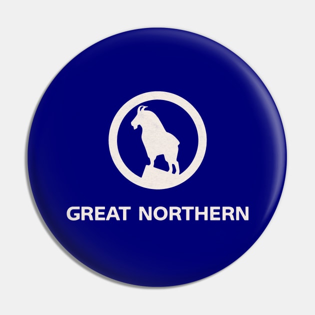 Great Northern Railroad Pin by Turboglyde