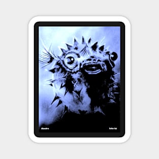 Puffer fish portrait Magnet