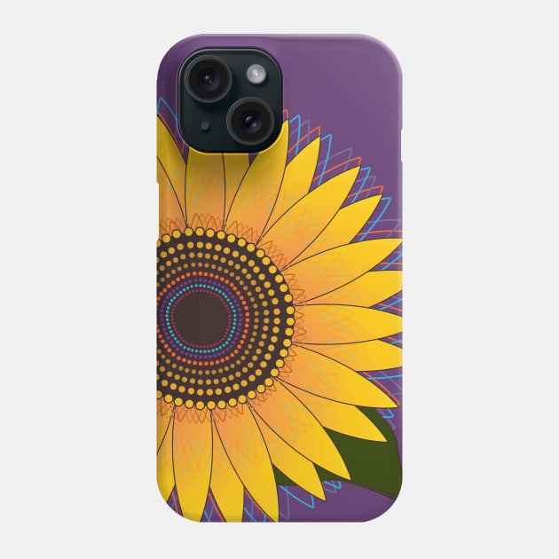 Sunny Sunflower Phone Case by moose_cooletti