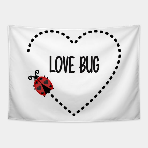 Love Bug Ladybug Tapestry by TTLOVE