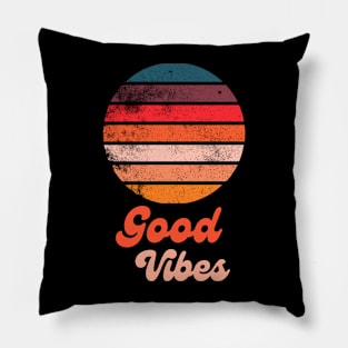 Vintage Good Vibes Pillow