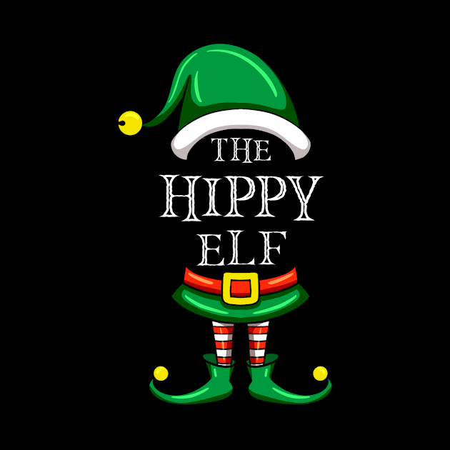 The Hippy Elf Matching Family Christmas Pajama by Maica