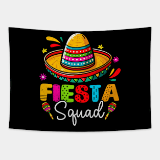 Fiesta Squad Cinco De Mayo Mexican Party Family Group Fiesta Tapestry