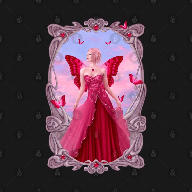 Ruby Birthstone Fairy by silverstars