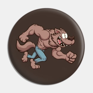 Running Werewolf Pin