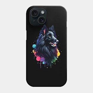 Watercolor Belgian Sheepdog Phone Case