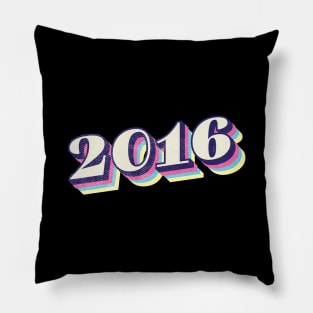 2016 Birthday Year Pillow