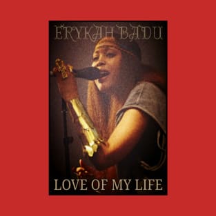 Retro wall Erykah Badu beautiful T-Shirt