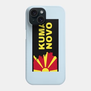 Kumanovo City with North Macedonia Flag Design Phone Case