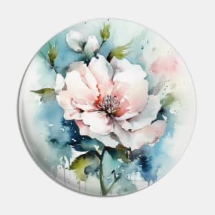 Watercolor flowers Pin