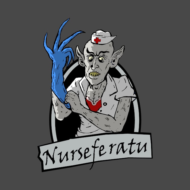 Nurseferatu bw by Undeadredneck