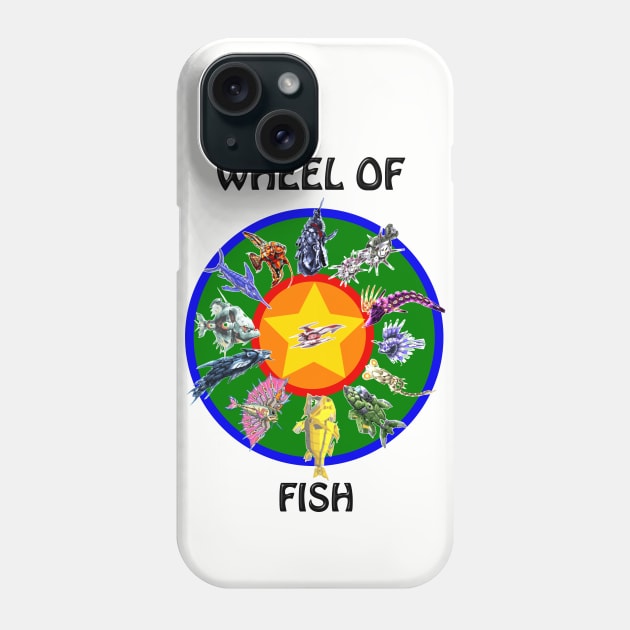 WHEEL...OF....FISH!!!! Darius Style Phone Case by arcadeheroes