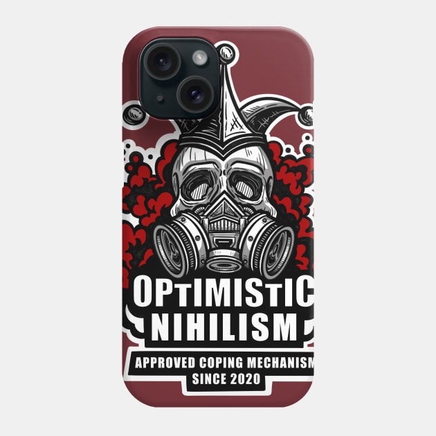 Optimistic Nihilism - Red Phone Case by TrinityKnotStudio