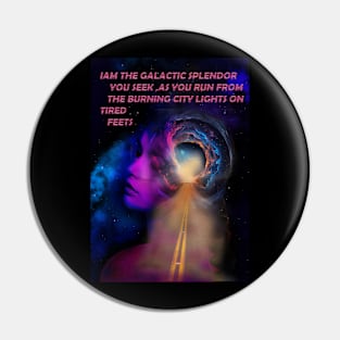 deep girl galaxy quote Pin