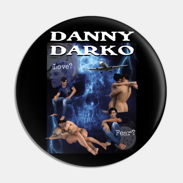 Danny Darko Cursed Movie Poster Knock Off Parody Time Travel Off Brand Corny Worst Design Pin by blueversion