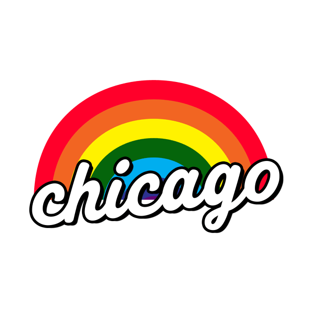 Chicago Gay Pride Rainbow by McNutt