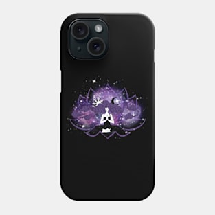 Mindful Meditation Lotus Lady - Buddhism Spirituality Phone Case