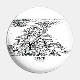 Brick - New Jersey Pin