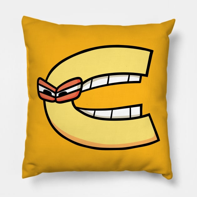 C | Alphabet Lore Pillow by Mike Salcedo