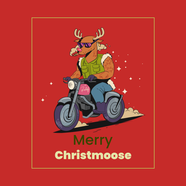 Merry Christmoose by WillyTees