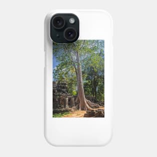 Giant Banyan Tree at Banteay Kdei Phone Case