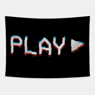 Play Button Tapestry