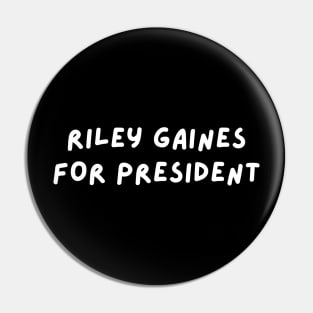 Riley Gaines for President Pin