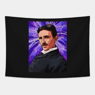 Nikola Tesla Tapestry