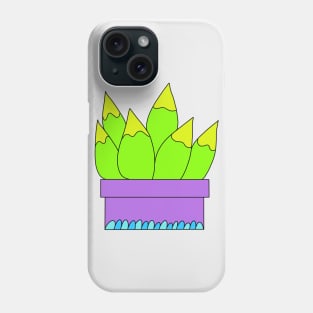 Cute Cactus Design #12: Yellow Green Succulents Phone Case