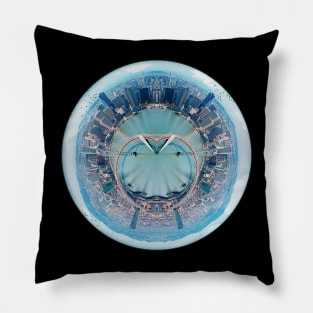 Bay Bridge Heart Pillow