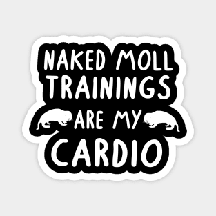 Naked Mole Rat Cardio Lover Naked Moll Gift Magnet