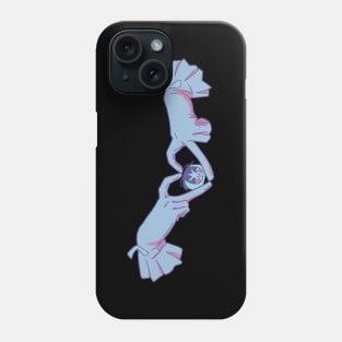 Oshi no Ko Ai Hoshino Neon hand poses that form a Heart while performing on Stage (transparent) Phone Case