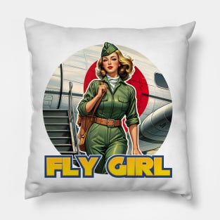 Fly Girl Pillow