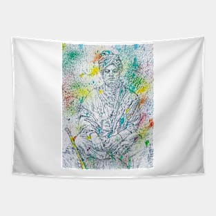 SWAMI VIVEKANANDA - watercolor portrait .3 Tapestry