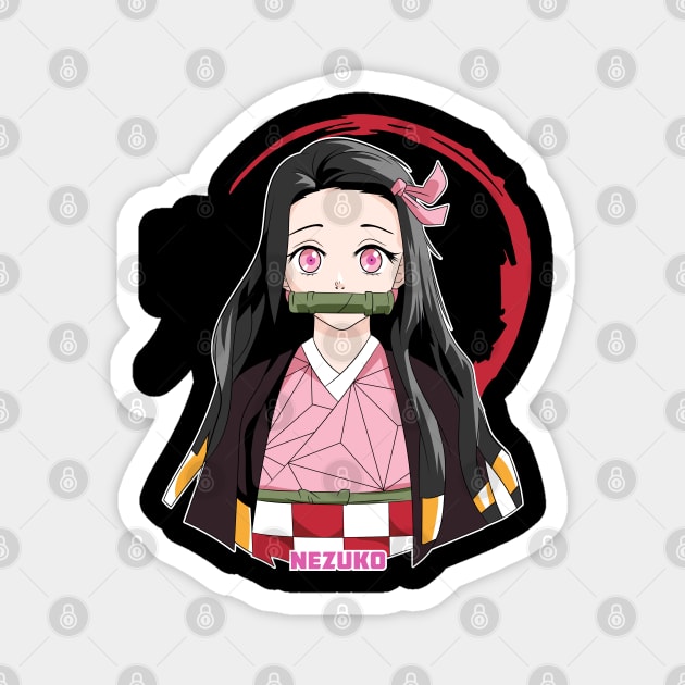 Kimetsu no Yaiba - Cute Nezuko Magnet by Otaku Vibes