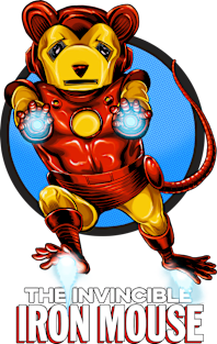 THE INVINCIBLE IRON MOUSE Magnet