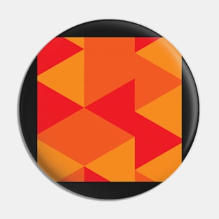 Pattern | Red Orange Triangle Pin