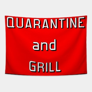 Quarantine and Grill Tapestry